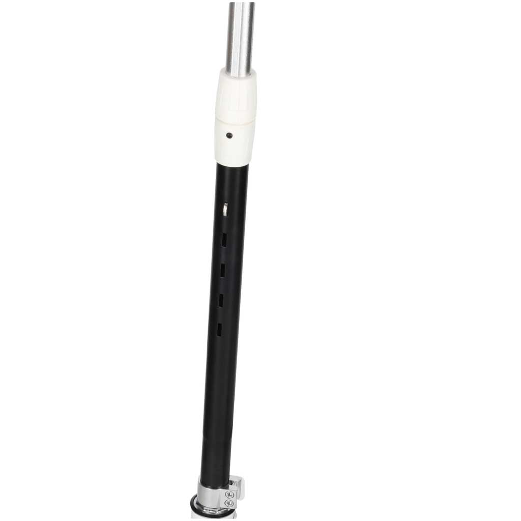 Trotinetă TRIKE FIX pentru copii cu două roți, LED, pliabilă, frâne duble, neagră