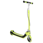Trotinetă TRIKE FIX pentru copii cu două roți, LED, pliabilă, frâne duble, verde neon