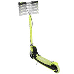 Trotinetă TRIKE FIX pentru copii cu două roți, LED, pliabilă, frâne duble, verde neon