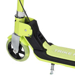 Trotinetă TRIKE FIX pentru copii cu două roți, LED, pliabilă, frâne duble, verde neon