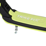 Trotinetă TRIKE FIX pentru copii cu două roți, LED, pliabilă, frâne duble, verde neon
