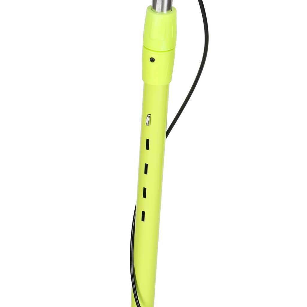 Trotinetă TRIKE FIX pentru copii cu două roți, LED, pliabilă, frâne duble, verde neon