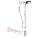 Trotinetă TRIKE FIX pentru copii cu două roți, LED, pliabilă, frâne duble, roz