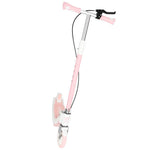Trotinetă TRIKE FIX pentru copii cu două roți, LED, pliabilă, frâne duble, roz