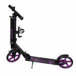 Trotinetă urbană Trike Fix, pliabilă, roți de 200 mm, neagră și violet