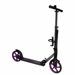 Trotinetă urbană Trike Fix, pliabilă, roți de 200 mm, neagră și violet