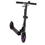 Trotinetă urbană Trike Fix, pliabilă, roți de 200 mm, neagră și violet