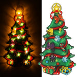 Decorațiune suspendată cu lumini LED pentru bradul de Crăciun 45 cm