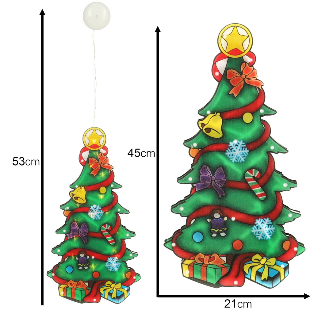 Decorațiune suspendată cu lumini LED pentru bradul de Crăciun 45 cm