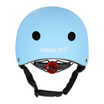 Cască de bicicletă pentru copii Trike Fix, reglabilă, LED, M 55-58 cm, albastră