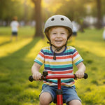 Cască de bicicletă pentru copii Trike Fix, reglabilă, LED, M, 55-58 cm, gri închis