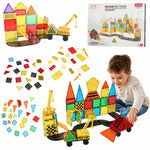 Blocuri de construcție magnetice, construcție 3D, 90 de piese
