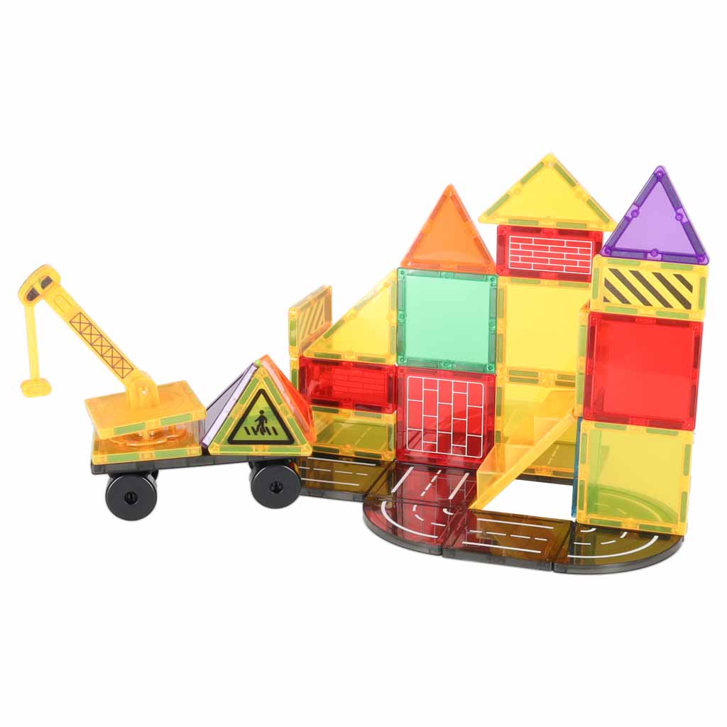 Blocuri de construcție magnetice, construcție 3D, 90 de piese