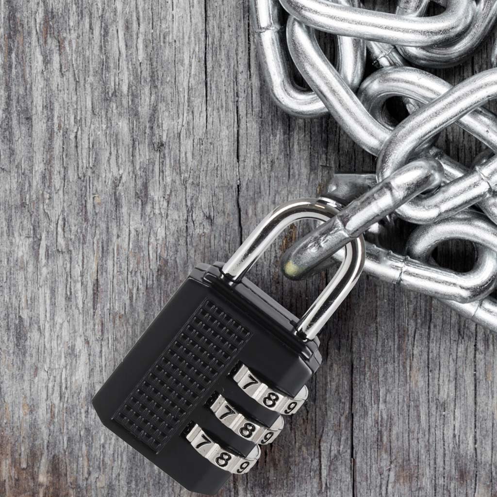 Lacăt cu combinație și închidere cu clic pentru valiză