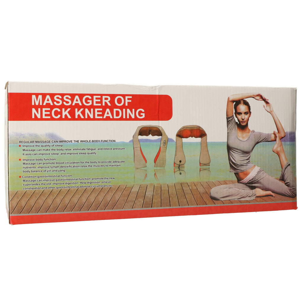 Guler de masaj încălzitor, aparat de masaj Shiatsu pentru gât și spate