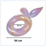 Colac de înot, colac gonflabil, sirenă cu galaxie sclipitoare, 94 cm XXL, max 60 kg