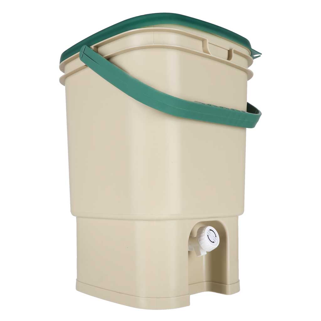 Compostor de casă LUARO, recipient pentru compost deșeuri de bucătărie, 15l