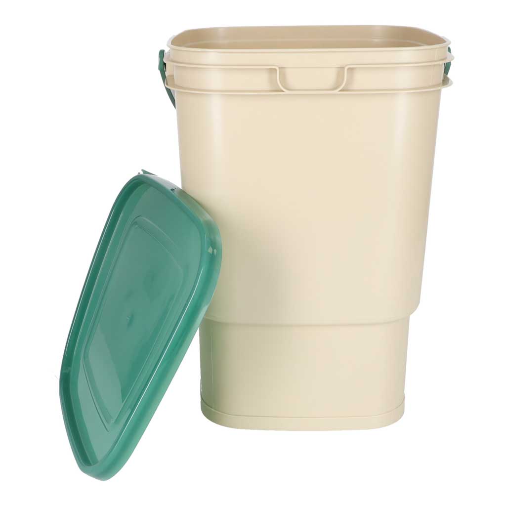 Compostor de casă LUARO, recipient pentru compost deșeuri de bucătărie, 15l