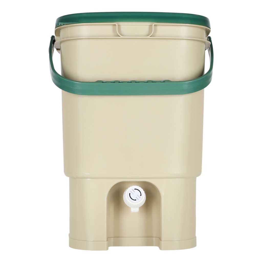 Compostor de casă LUARO, recipient pentru compost deșeuri de bucătărie, 15l