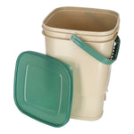 Compostor de casă LUARO, recipient pentru compost deșeuri de bucătărie, 15l