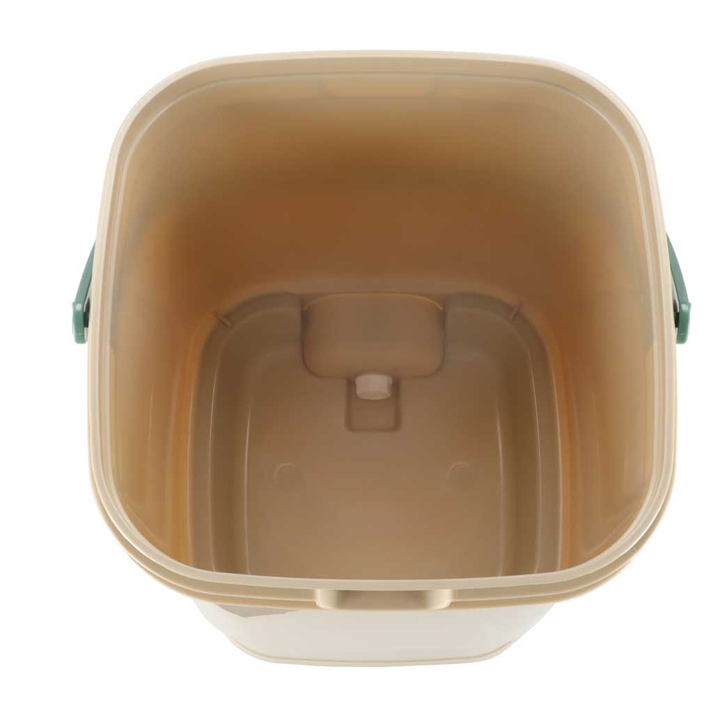 Compostor de casă LUARO, recipient pentru compost deșeuri de bucătărie, 15l