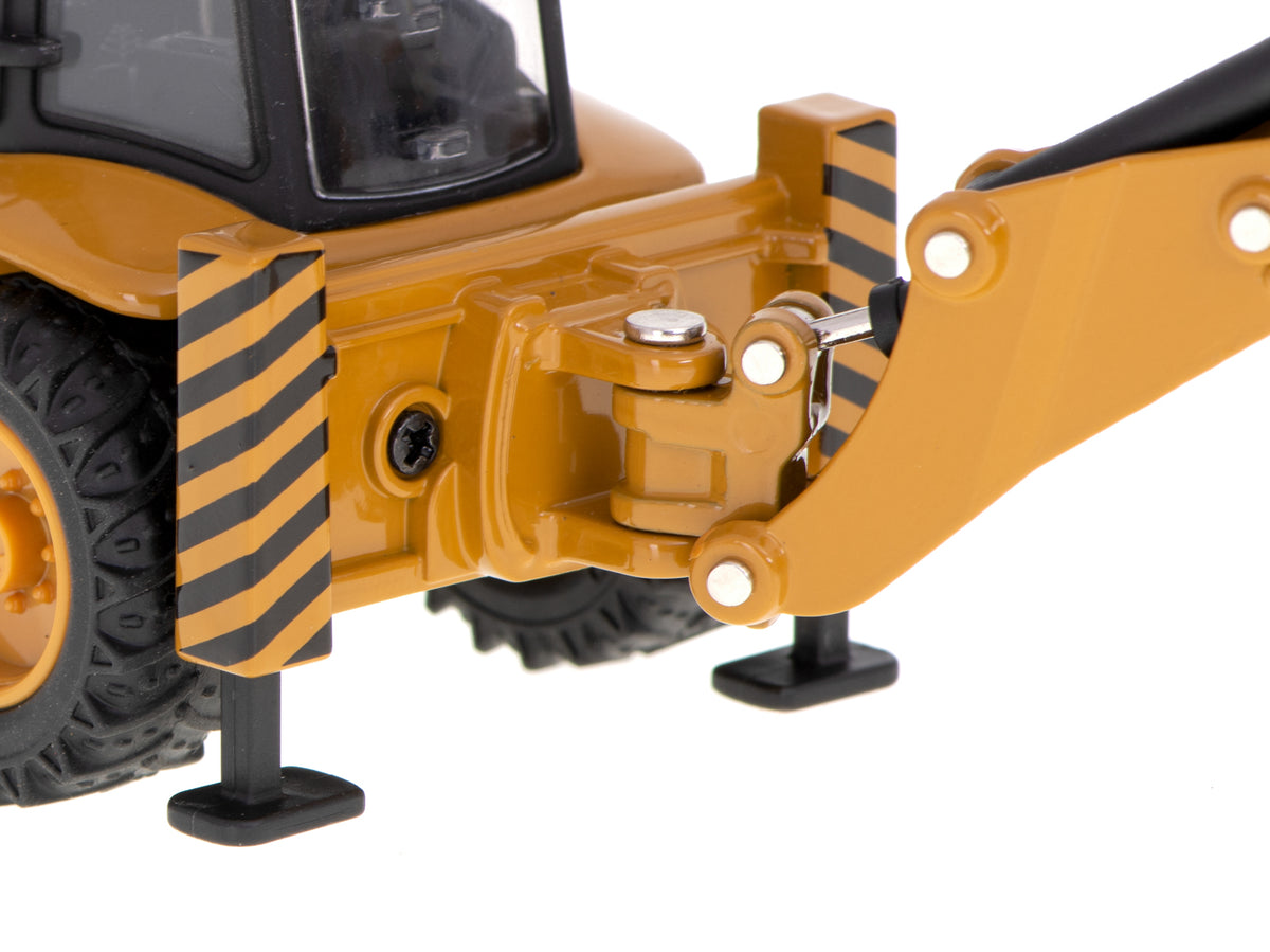 Excavator metalic cu cupe mobile, turnat sub presiune, H-toys 1704, model 1:50