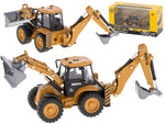 Excavator metalic cu cupe mobile, turnat sub presiune, H-toys 1704, model 1:50