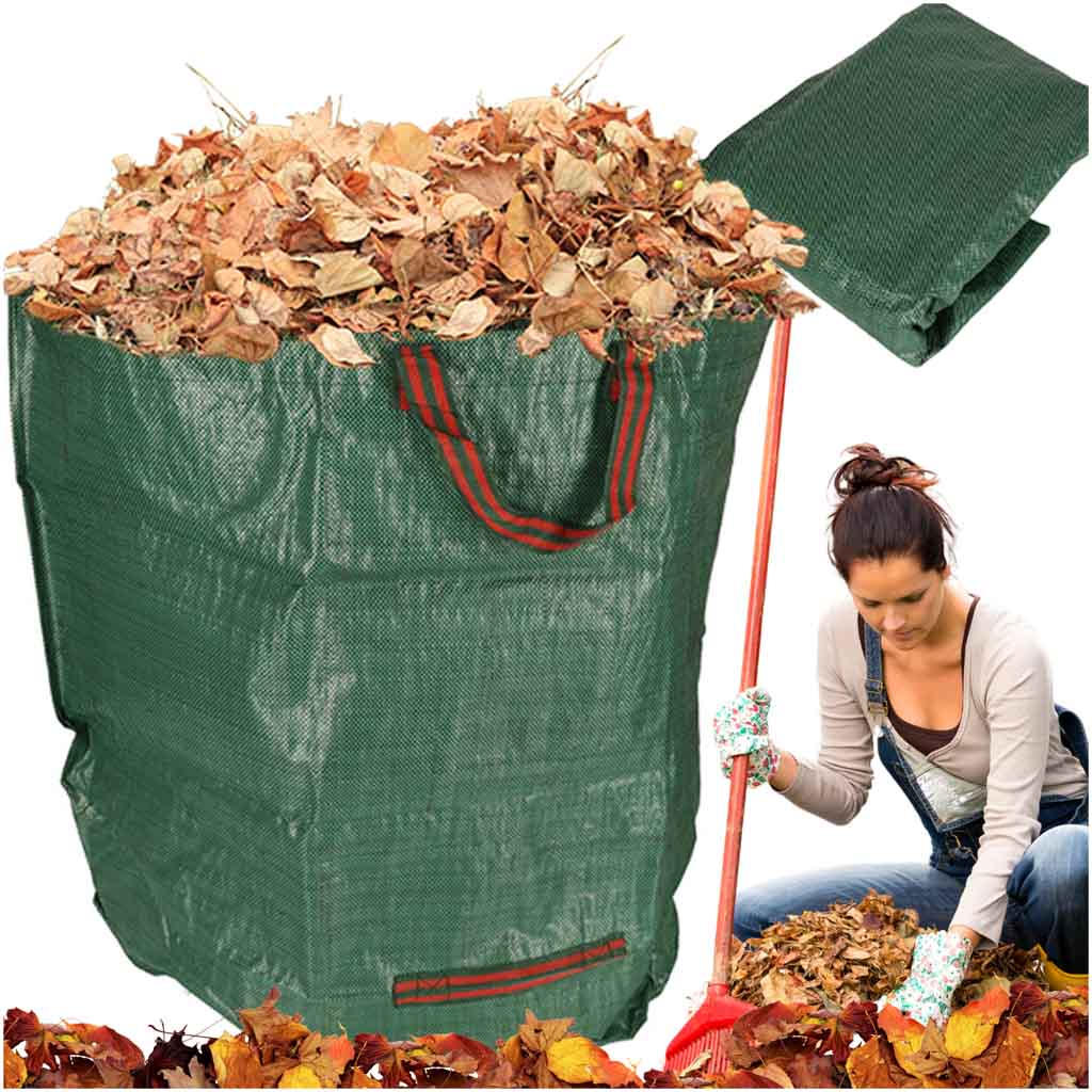Coș de gunoi de grădină pentru frunze, sac, 272 l, mare