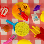 Coș de picnic fast food pizza burger alimente picnic gustări