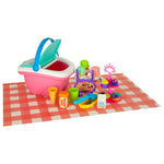 Coș de picnic, coș cu înghețată, deserturi, mâncare, gustări pentru picnic
