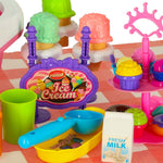 Coș de picnic, coș cu înghețată, deserturi, mâncare, gustări pentru picnic