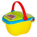 Coș de picnic coș suc de fructe băuturi alimente provizii picnic gustări