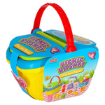 Coș de picnic coș suc de fructe băuturi alimente provizii picnic gustări