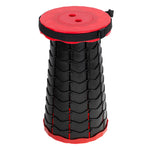 Scaun pliabil, telescopic, portabil, scaun turistic, roșu, 200 kg