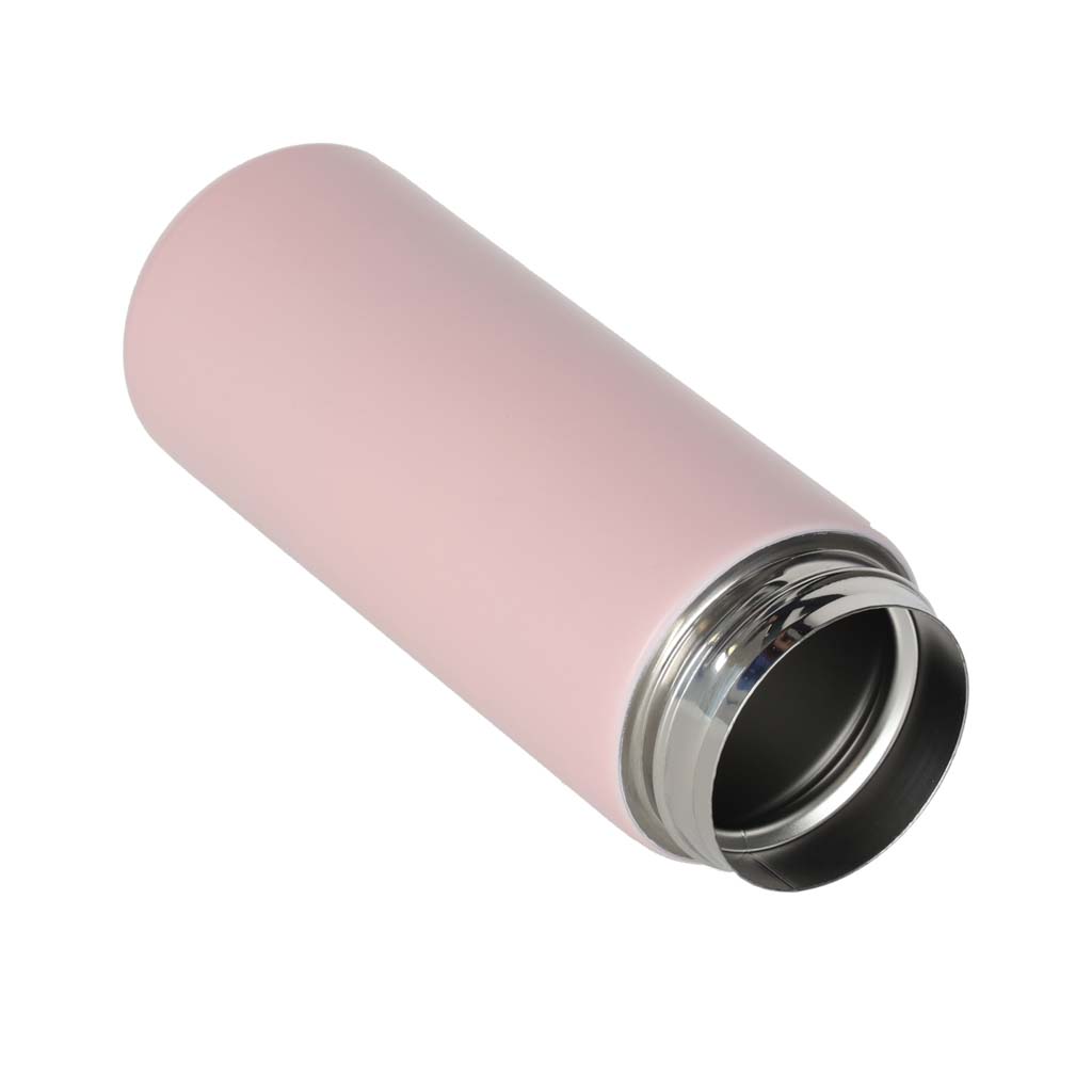 Cană termos cu cioc, termos LED, 350 ml, roz