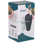Cană inteligentă de călătorie cu afișaj LED, neagră, 500 ml