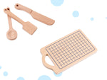 Bucătărie pentru copii din lemn MDF MODERN CLASSIC accesorii 82 cm gri