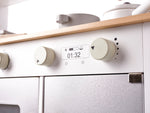 Bucătărie pentru copii din lemn MDF MODERN CLASSIC accesorii 82 cm gri