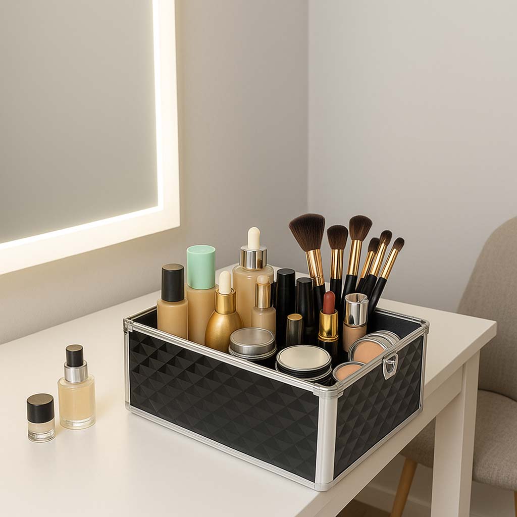 Trusă cosmetică, organizator cosmetic, XXL 3D