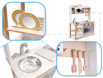 Bucătărie pentru copii din lemn MDF LULILO KUKETO accesorii 85 cm