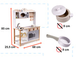 Bucătărie pentru copii din lemn MDF LULILO KUKETO accesorii 85 cm