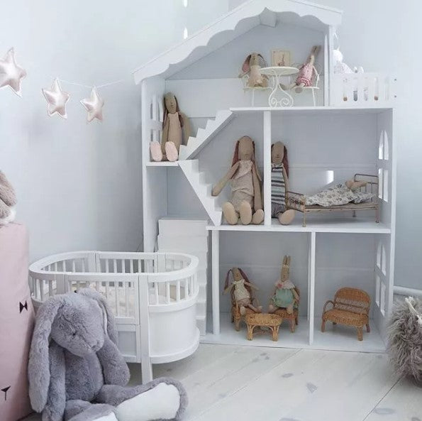 Bibliotecă pentru copii, raft căsuță de jucării 2 în 1 LULILO CALLA 116 cm XXL