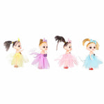 Păpuși pentru o casă de păpuși, set de 4, 11 cm