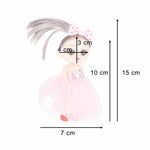 Păpuși pentru o casă de păpuși, set de 4, 11 cm