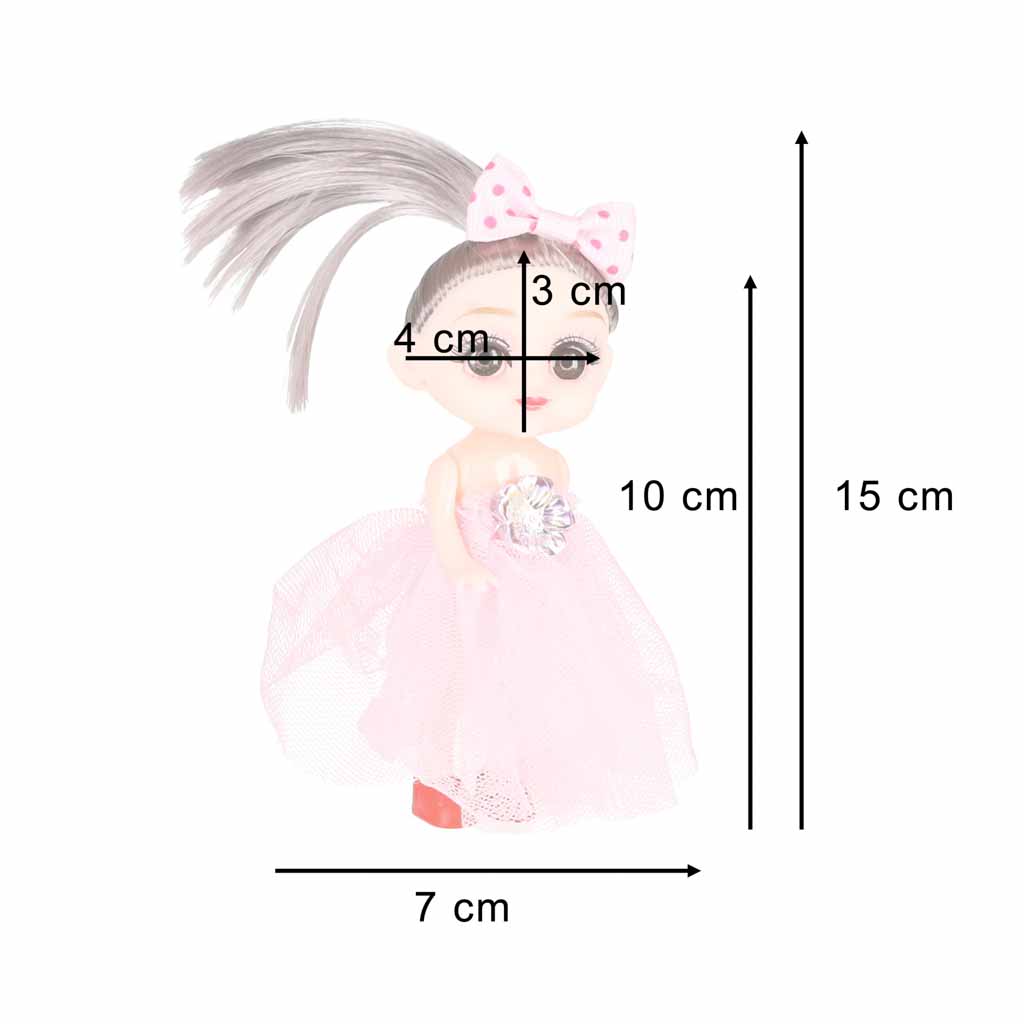 Păpuși pentru o casă de păpuși, set de 4, 11 cm