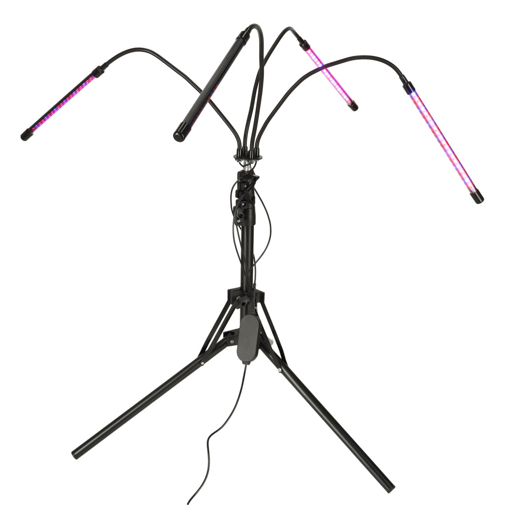Lampă LED pentru plante, panou de creștere pe suport, 4 x 80LED