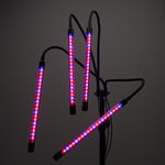 Lampă LED pentru plante, panou de creștere pe suport, 4 x 80LED