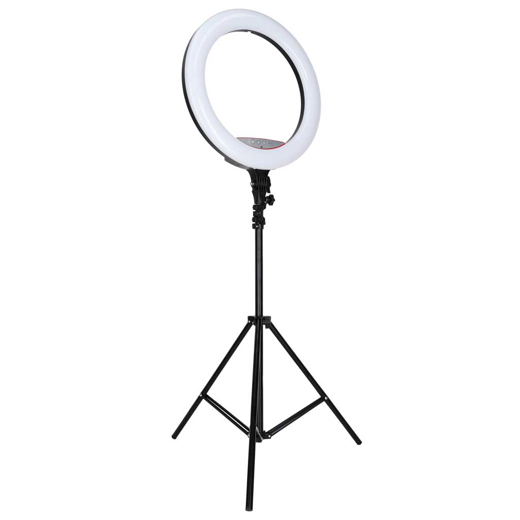 Inel luminos LED RGB pentru selfie-uri