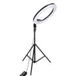 Inel luminos LED RGB pentru selfie-uri