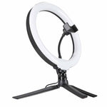 Inel luminos LED RGB pentru selfie pe trepied